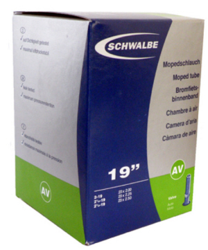 Schwalbe Mofaschlauch 2, 2 1/4, 2 1/2 - 19 AV34