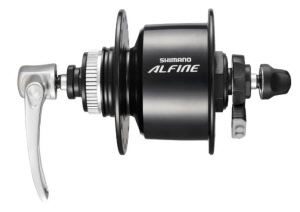 Shimano Nabendynamo ALFINE DH-S501 100 mm Center-Lock 32-Loch 6V/3.0W QR schwarz