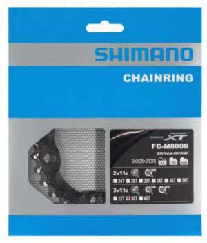 Shimano Kettenblatt XT FC-M8000 30 Zähne / Gänge 11